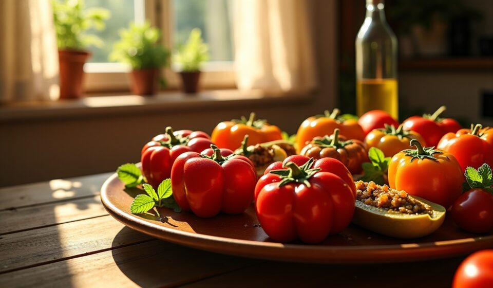 Délices Végétariens : La Symphonie des Légumes Farcis Gourmands