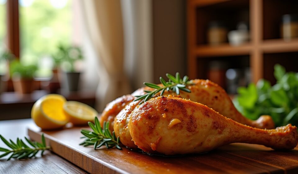 Comment réussir un pilon de poulet croustillant et plein de saveurs au four avec chaleur tournante