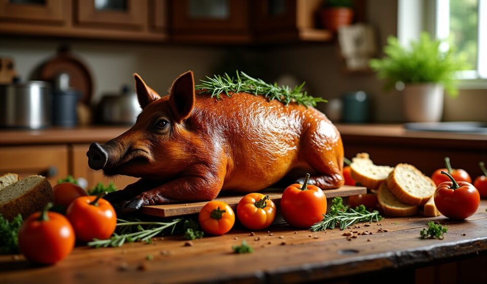 Saveurs des bois : recette facile et gourmande de rôti de sanglier au four pour les amateurs de gibier