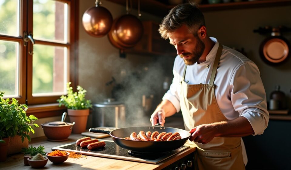 Devenez un expert : guide en 5 étapes pour cuire la saucisse de Toulouse à la perfection comme un chef