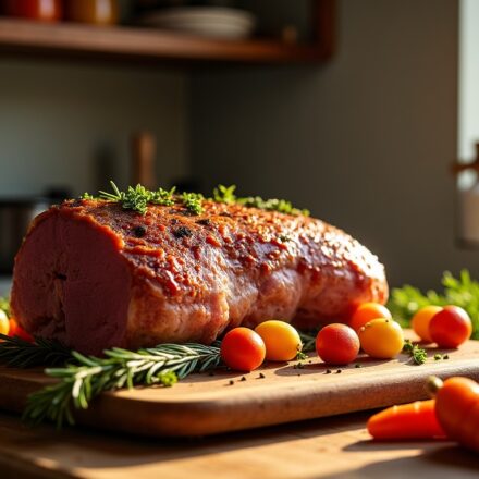 Secrets gourmands : L'art maîtrisé du rôti de veau tendre et savoureux
