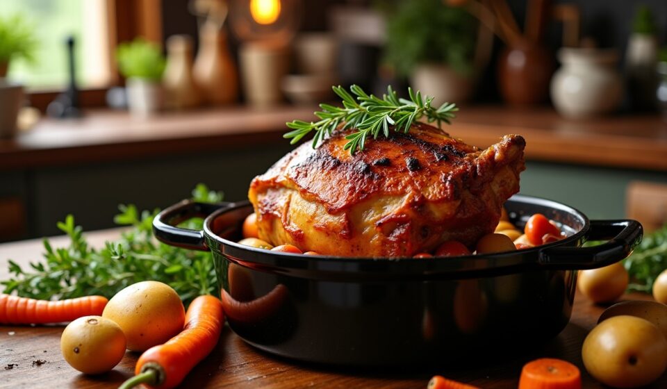 Les secrets pour un rôti de porc en cocotte tendre et savoureux à coup sûr