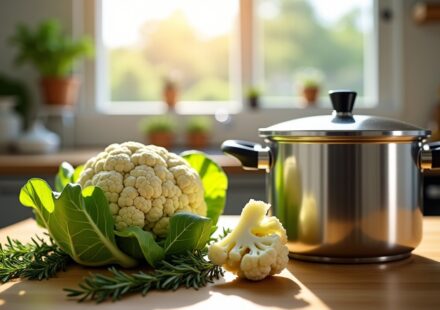 Découvrez l'art de cuire le chou-fleur à la cocotte-minute pour une cuisson rapide et savoureuse en un temps record
