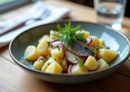 Délice nordique : réalisez une salade de pommes de terre au hareng qui ravira vos papilles