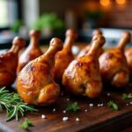 Découvrez l'art de cuire des pilons de poulet au four avec une peau irrésistiblement croustillante !