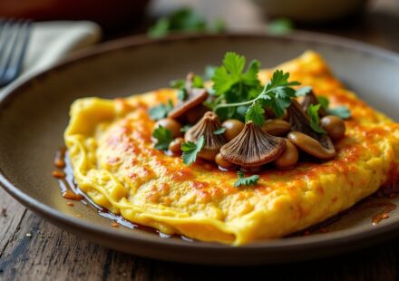 Omelette aux girolles : un plaisir sauvage et savoureux à déguster sans retenue