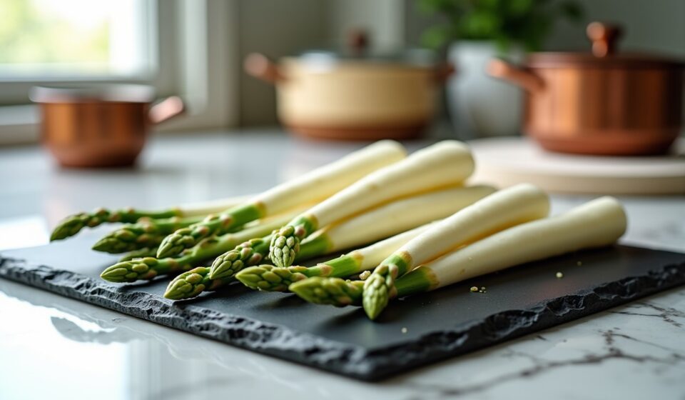 L'art de sublimer les asperges blanches : méthodes infaillibles à l'eau, vapeur, poêle et four