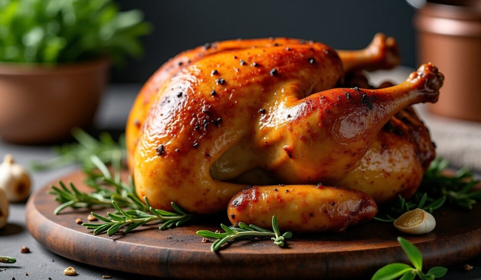Les astuces incontournables pour un poulet rôti au four tendre et savoureux