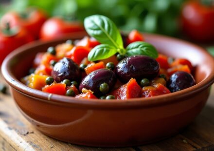 Caponata sicilienne : à la découverte des aubergines, câpres et saveurs authentiques de Sicile
