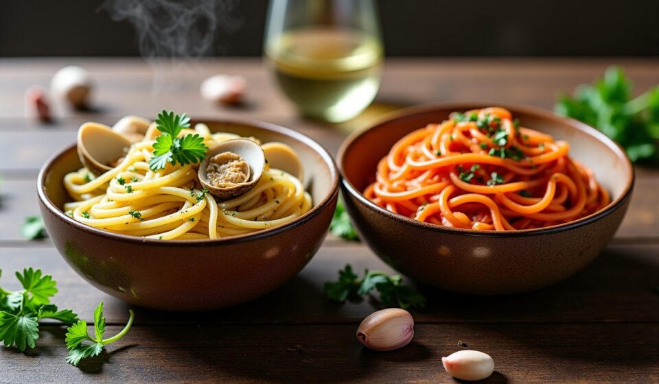 Sauce aux palourdes : découvrez la vongole en bianco et en rosso