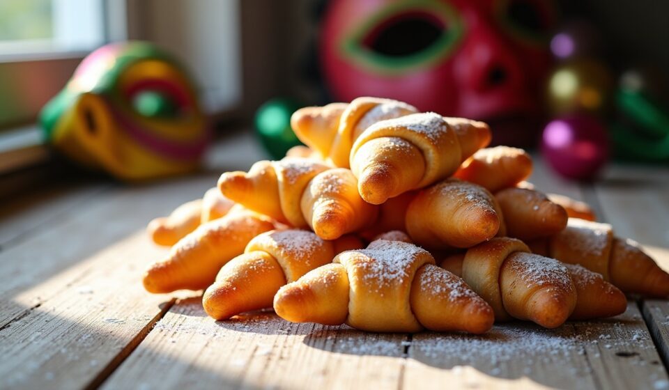 Crostoli : Délices frits traditionnels du Carnaval italien
